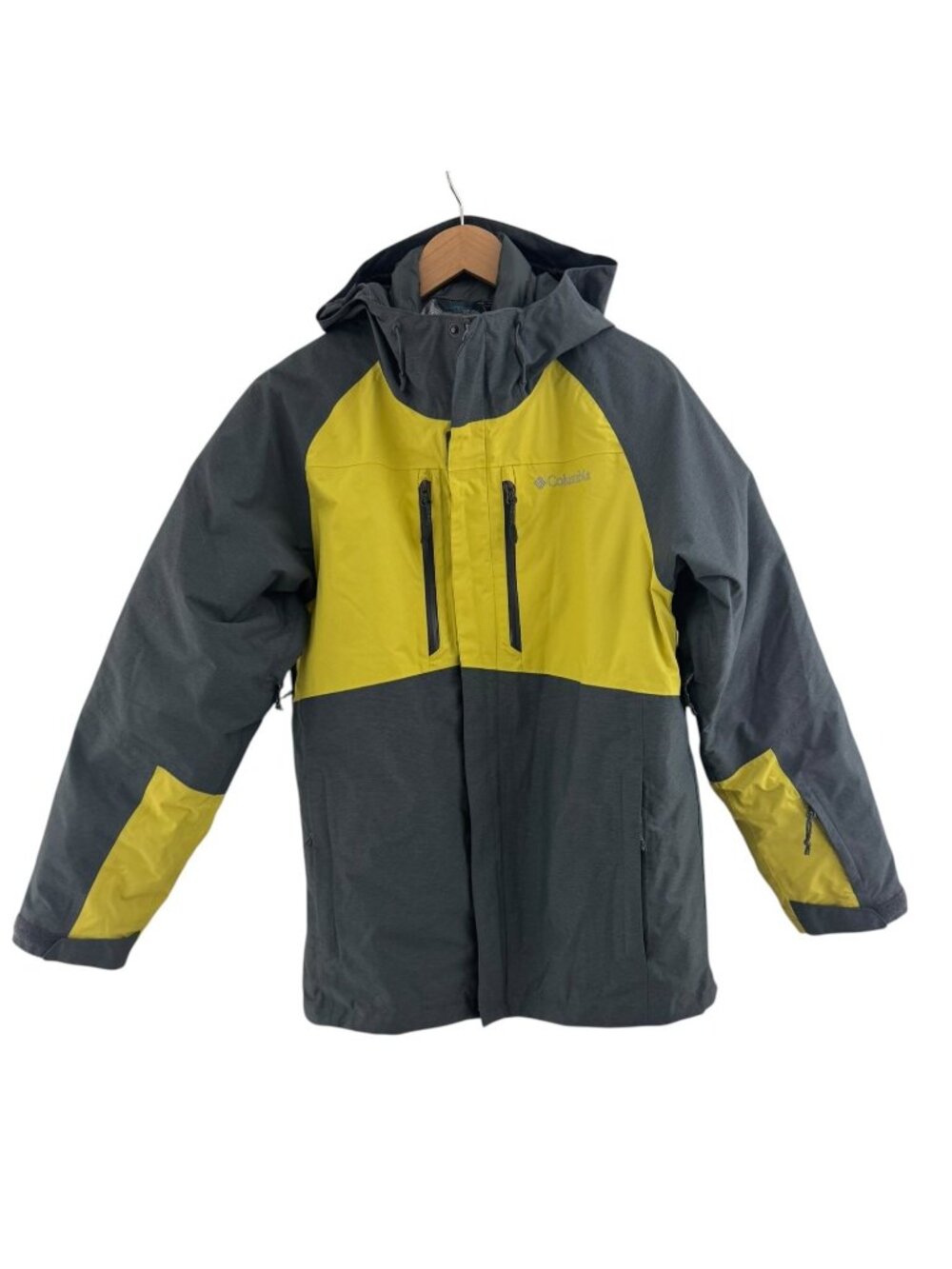 Columbia Men's Interchange 3-in-1 Jacket 650 Down Coat Sz M Omni-Heat Ski Winter
